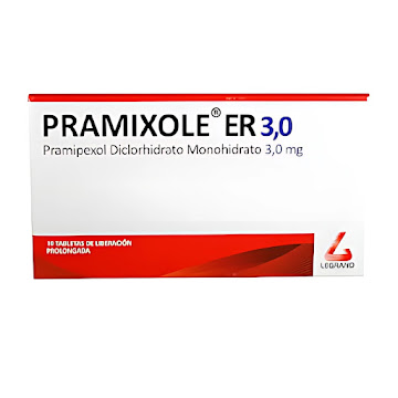 Pramixole Pramipexol 3.0 mg Legrand Caja x 10 Tabletas  