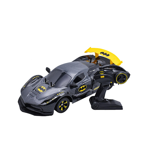 Carro DC COMICS Control Remoto Batman ciudad Gótica DC Comics Caja x 1 ĦExperimenta la emoción de la batalla en las calles con nuestro Carro a Control Remoto inspirado en DC Comics Batman!Este vehículo de control remoto, diseñado con meticulosidad para reflejar la icónic