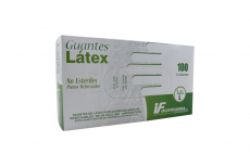 Guante Latex Inverfarma No Estéril Talla L 81/2 x 100 und  