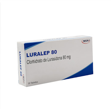 Luralep Clorhidrato de Lurasidona 80 mg Caja x 30 Tabletas  