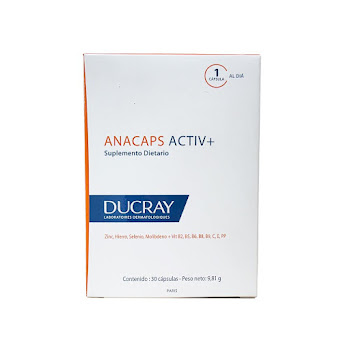 Suplemento Ducray Anacaps Activ Caída De Cabello Repentina O Crónica Caja x 30 Cápsulas  