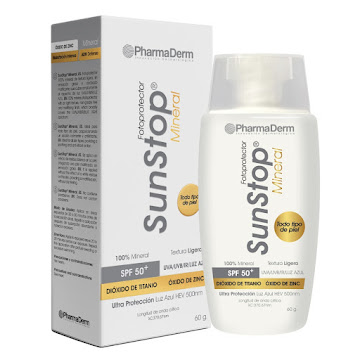 Fotoprotector Sunstop   Mineral Spf 50 + Frasco x 60 gr  