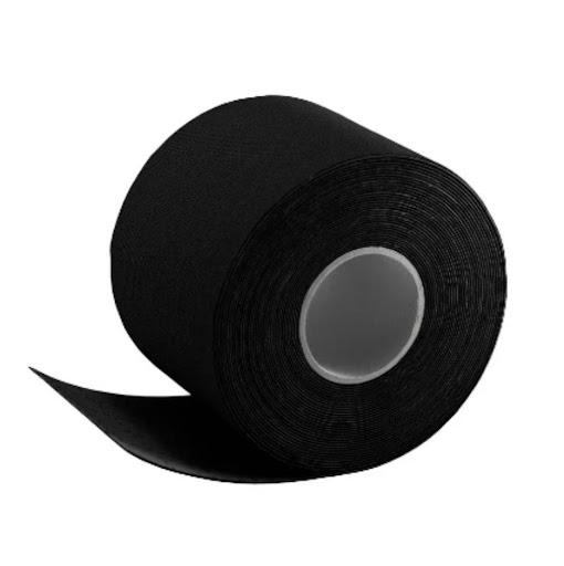 CINTA KINESIOLOGICA NEGRO GMD GMD 1 x 1 Cinta kinesiológica en color negro, diseñada para brindar soporte profesional a músculos y articulaciones. Su elasticidad permite un movimiento natural mientras ayuda a aliviar el dolor y prevenir les