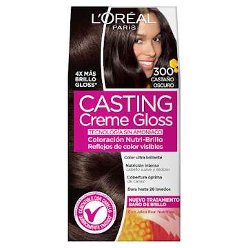 Tinte Casting Creme Gloss 300 Castaño Oscuro Sin Amoniaco x 45 gr  