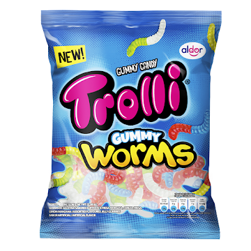 Gomas Trolli Gummy Worms Paquete x 96 gr  