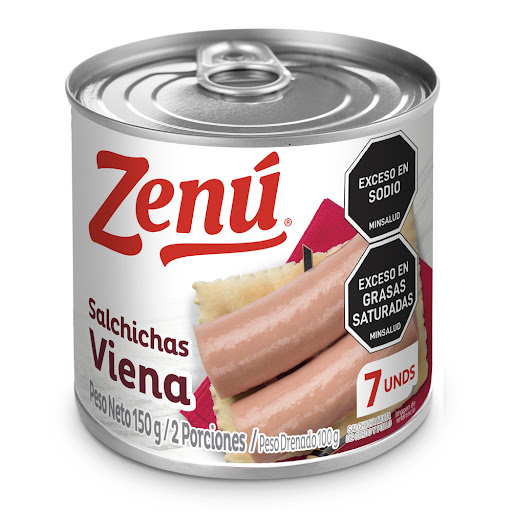 Salchicha Zenú Viena x 7 und