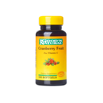 GoodN Natural Cranberry Fruit Vitamina C Frasco x 100 Tabletas  