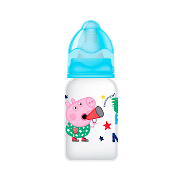 Solo Online Tetero Peppa Pig   Redondo125ml 4ozmarca Peppa Pig Color Azul X 1 Unidad 
