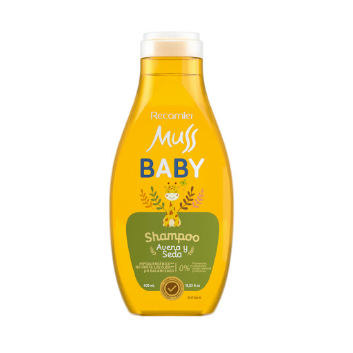 Shampoo Muss Baby Avena Y Seda Frasco x 400 ml