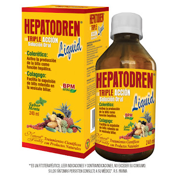 Hepatodren Triple Acción Solución Oral Frasco x 240 ml  
