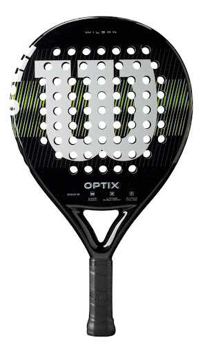 Pala de Padel Wilson Optix V1 WILSON PAPELETA x 1 Pala de Padel Wilson Optix V1:Descubre la pala de pádel Wilson Optix VI Black, la opción ideal para los apasionados de este deporte. Con un diseño que combina elegancia y funcionalidad, esta raqueta s