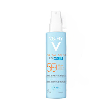 Protector Solar Vichy Capital Soleil Uv Aqua Spray Spf 50 Tubo x 200 ml  