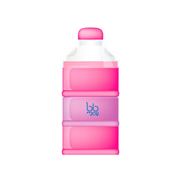 Solo Online Contenedor De Formula De   3 Pisos Rosado Marca Bbjoy 