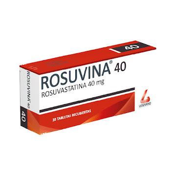 Rosuvina Rosuvastatina   40mg Legrand Caja x 30 Tabletas  