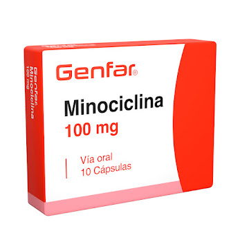 Minociclina Genfar 100 mg Caja x 10 Cápsulas  
