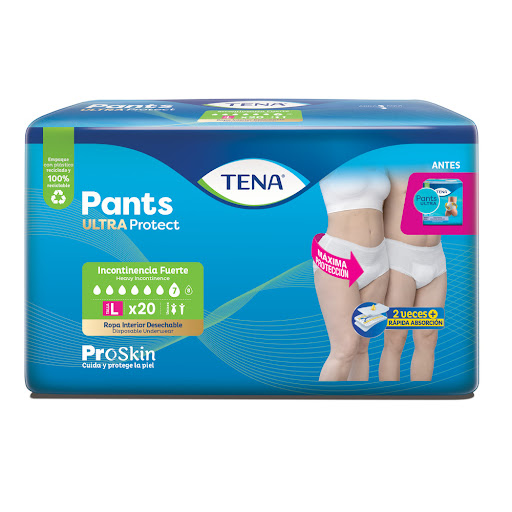 Ropa Interior Absorbente TENA Pants Ultra Protect L x 20 und