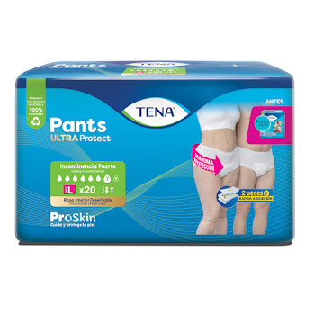 Ropa Interior Absorbente TENA Pants Ultra Protect L x 20 und  