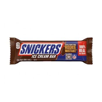 Barra De Helado Snickers Con Maní Y Caramelo Con Cubierta De Chocolate Paquete x 1 und  