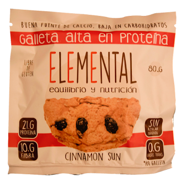 Solo Online Galleta Proteina Canela   Pasas 80 G (Producto Disponible Bajo Pedido Vida Útil: 2 Meses) 