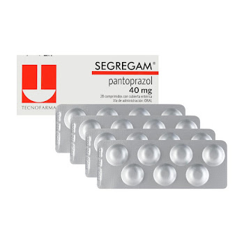 Segregam Pantoprazol 40 mg Tecnofarma Caja x 28 Comprimidos  