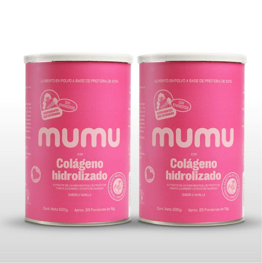 Duo Colageno Hidrolizado Vainilla MUMU Tarro x 500 gr Perfecto para quienes quieren consistencia y resultados continuos cada mañana.

El Colágeno Hidrolizado de MUMU es un complemento nutricional formulado para apoyar la salud integral del cuerpo.
Este k