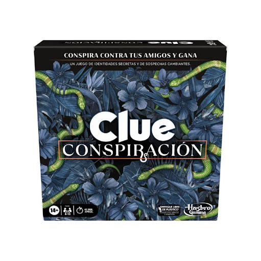 Juego De Mesa Clue Conspiracion Hasbro Hasbro Gaming  x 1 Clue Conspiración es un juego de mesa de estrategia, engaño y deducción donde los jugadores asumen roles secretos como personajes de Clue. Divididos en dos equipos, Amigos y Conspiradores, trabajan pa