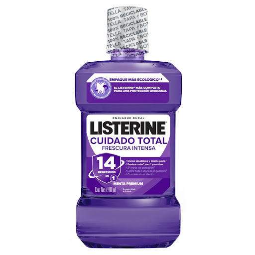 Enjuague Bucal Listerine Cuidado Total 6 Beneficios x 500 ml