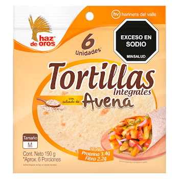 Tortillas Haz De Oros Integral Avena Paquete x 190 gr   