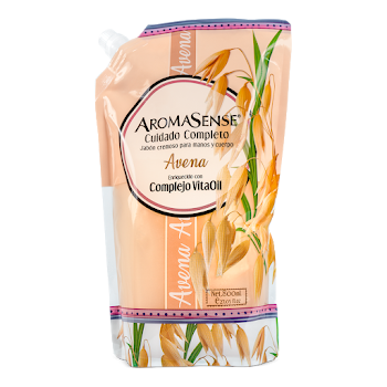 Jabón Cremoso Aromasense Avena Doy Pack x 800 ml  