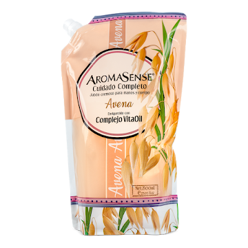 Jabón Cremoso Aromasense Avena Doy Pack x 800 ml  