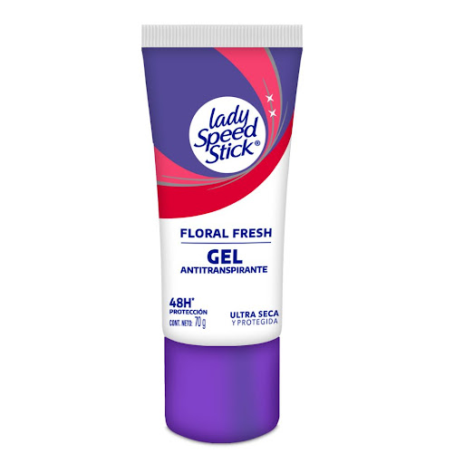 Desodorante Mujer Lady Speed Stick Double Defense Floral Fresh Gel Tubo x 70 gr