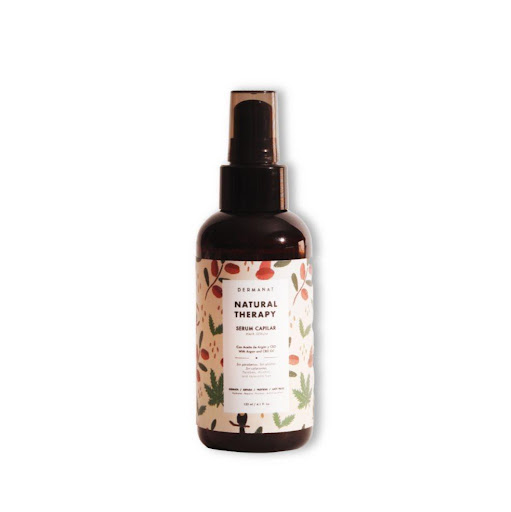 Serum Capilar Dermanat 120 ml x 1 Transforma tu pelo con este serum anti-friz con Aceite de Argán y CBD que lo deja manejable, suave y brillante.

Hidrata y nutre tu pelo sin dejarlo grasoso.
Repara las puntas abiertas y quebradizas.
