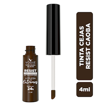 Tinta Líquida De Cejas Vogue Resist Larga Duración Caoba Cerrado x 4 ml  