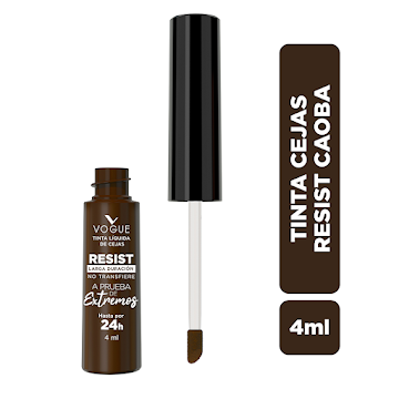 Tinta Líquida De Cejas Vogue Resist Larga Duración Caoba Cerrado x 4 ml  