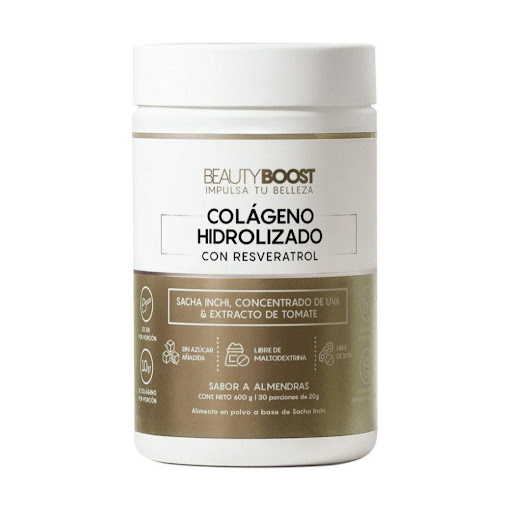 Beauty Boost Colágeno Sacha Inchi  Sin Edulcorantes Sabor Almendras 600g VITASEI BEAUTYBOOST Frasco x 1 undefined