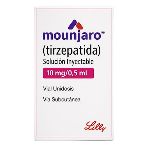 Mounjaro Tirzepatida 10mg/0.5ml Lilly Caja x 1 dosis