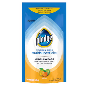 Limpiador Pledge Multisuperficies Limpieza Diaria Repuesto Empaque x 500 ml  