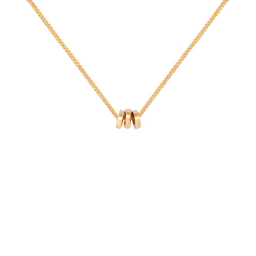 Collar Oro Wish 3   Argollas x 1 und 