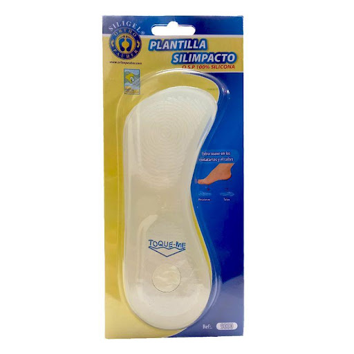 Plantilla Contra Impacto Talla Única Ortho Pauher Orthopauher Individual x 2 Plantilla elaborada en silicona transparente con diseño anatómico que brinda comodidad