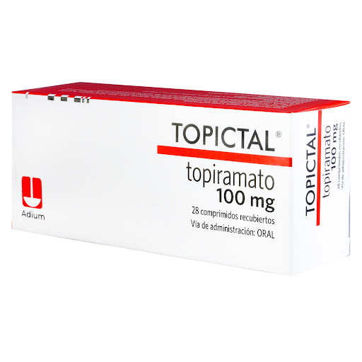 Topictal Topiramato 100mg Adium Caja x 28 Comprimidos