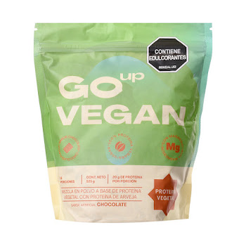 Proteína En Polvo Goup Vegana Sabor Chocolate x 525 gr   