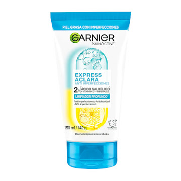 Limpiador Facial Garnier Express Aclara Profundo  Anti Imperfecciones Tubo x 150 ml  