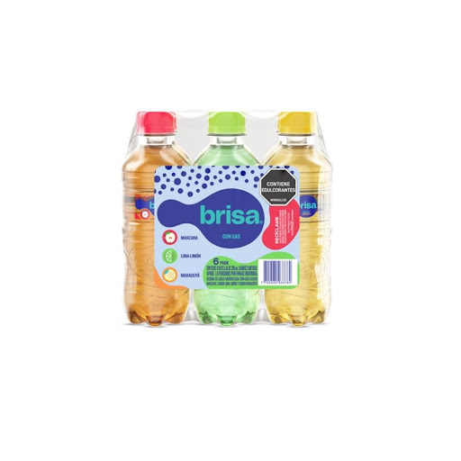 Agua Brisa Saborizada Con Gas Surtida x 280 ml