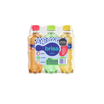 Agua Brisa Saborizada   Con Gas Surtida x 280 ml  