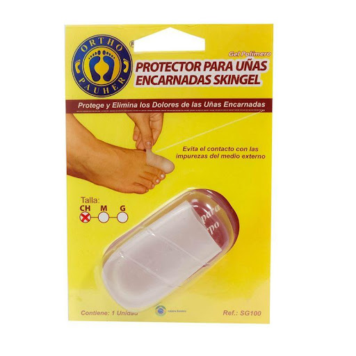 Funda De Dedos Siligel Pequeño Orthopauher Individual x 1 Funda de dedo diseñada para aliviar el dolor producido por uñas encarnadas, callosidades y dedos en posición de martillo