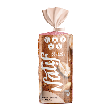 Pan Con Avena Integral Natif By Issa Vasquez x 370 gr  