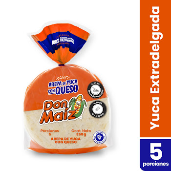 Arepa de Yuca Don Maíz   Paquete x 5 und   