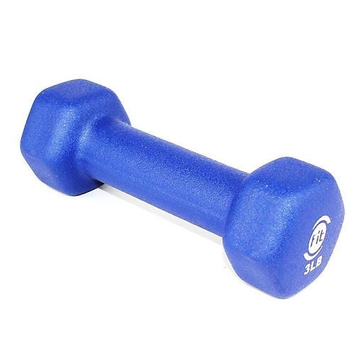 071664 MANCUERNA HEX EN NEOPRENO 3 LB AZUL OSC Sport Fitness Individual x 1 Diseñada para entrenamientos funcionales y de tonificación, su recubrimiento en neopreno brinda un agarre cómodo y antideslizante.Características:Composición: Hierro fundido con recubrimiento en neopr