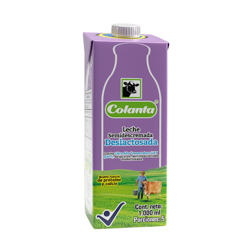 Leche Deslactosada Colanta Semidescremada Colanta x 1000 ml