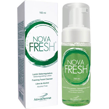 Loción Novaderma Nova Fresh Sebo Reguladora Libre De Alcohol x 160 ml  